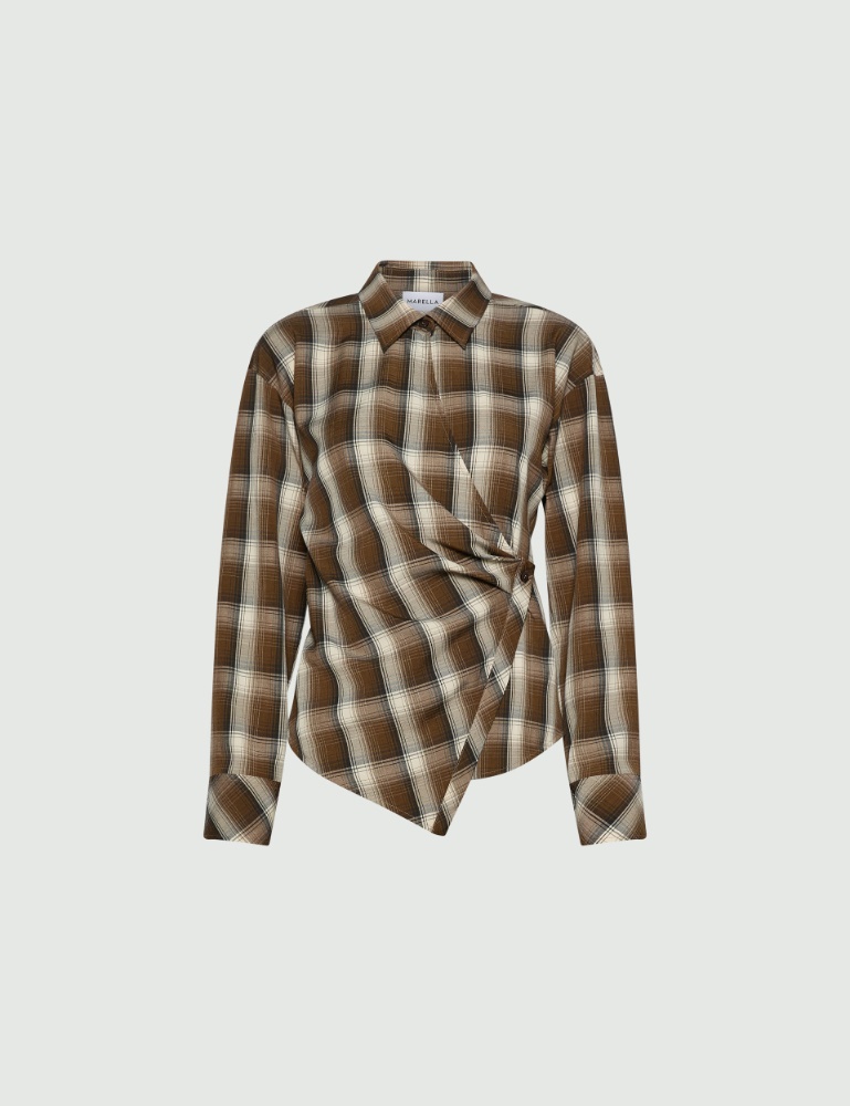 Camicia asimmetrica in misto viscosa - Marella