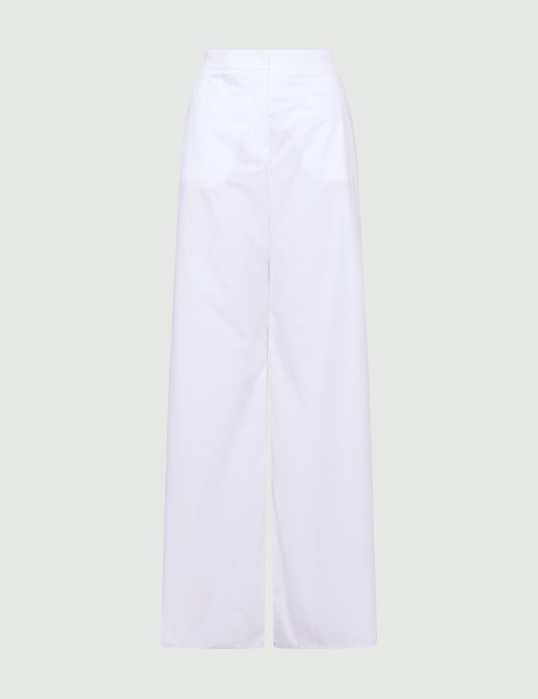 Pantalone wide leg in popeline - Marella