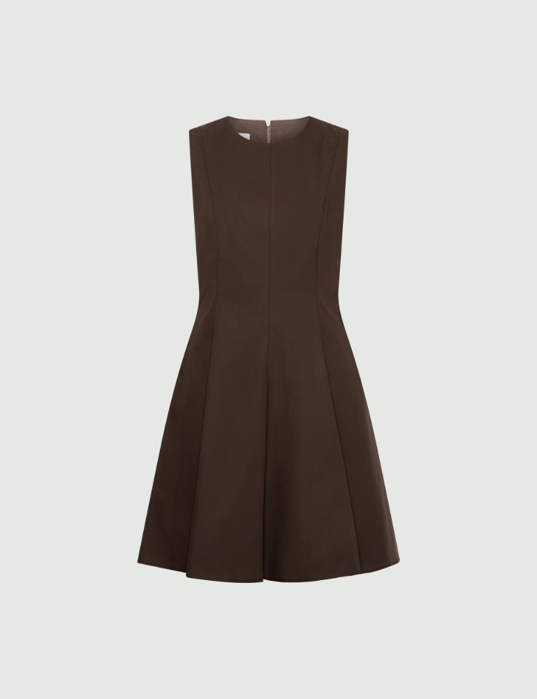 Kleid im Fit-and-Flare-Schnitt aus Popeline - Marella