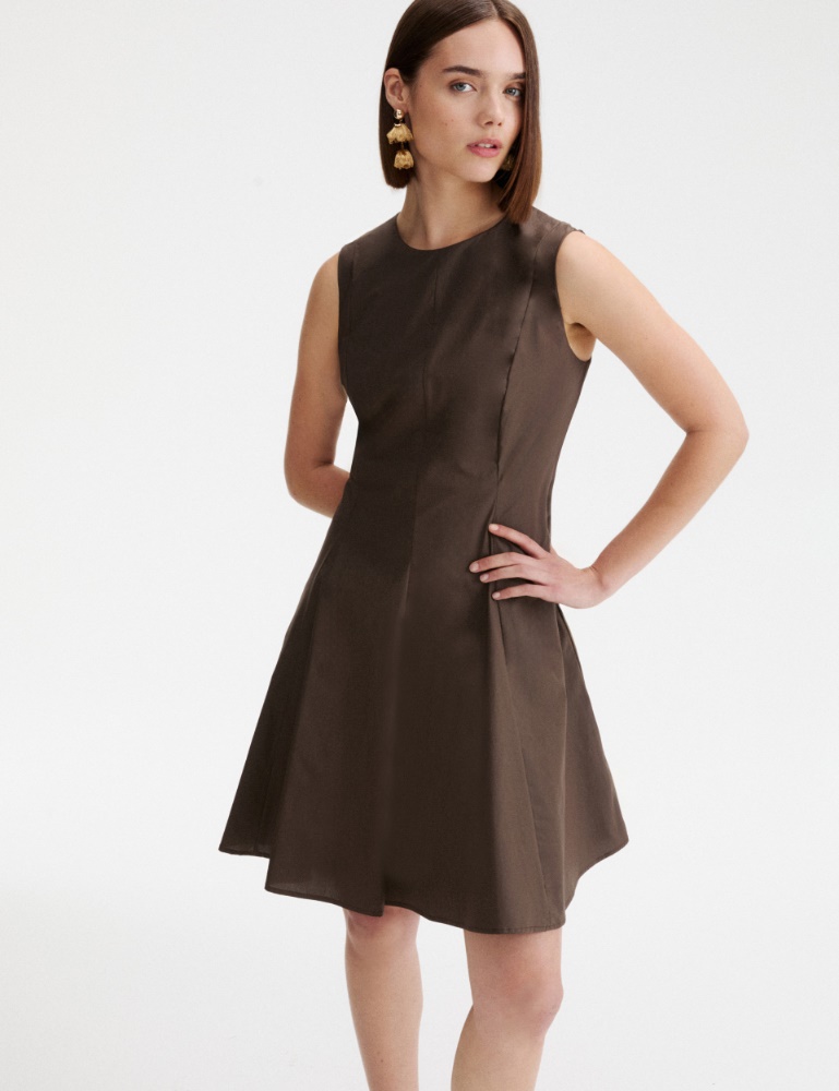 Kleid im Fit-and-Flare-Schnitt aus Popeline - Marella