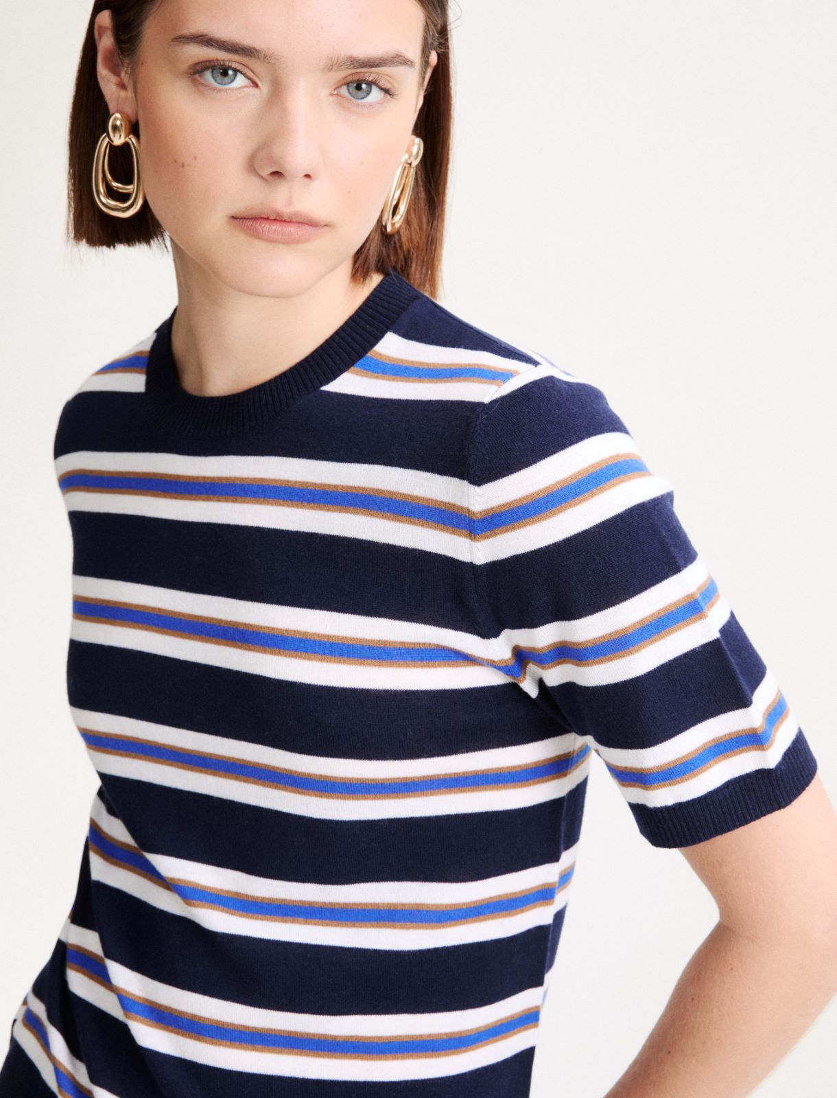 Jersey de lana merina extrafina - Azul noche - Marella - 5