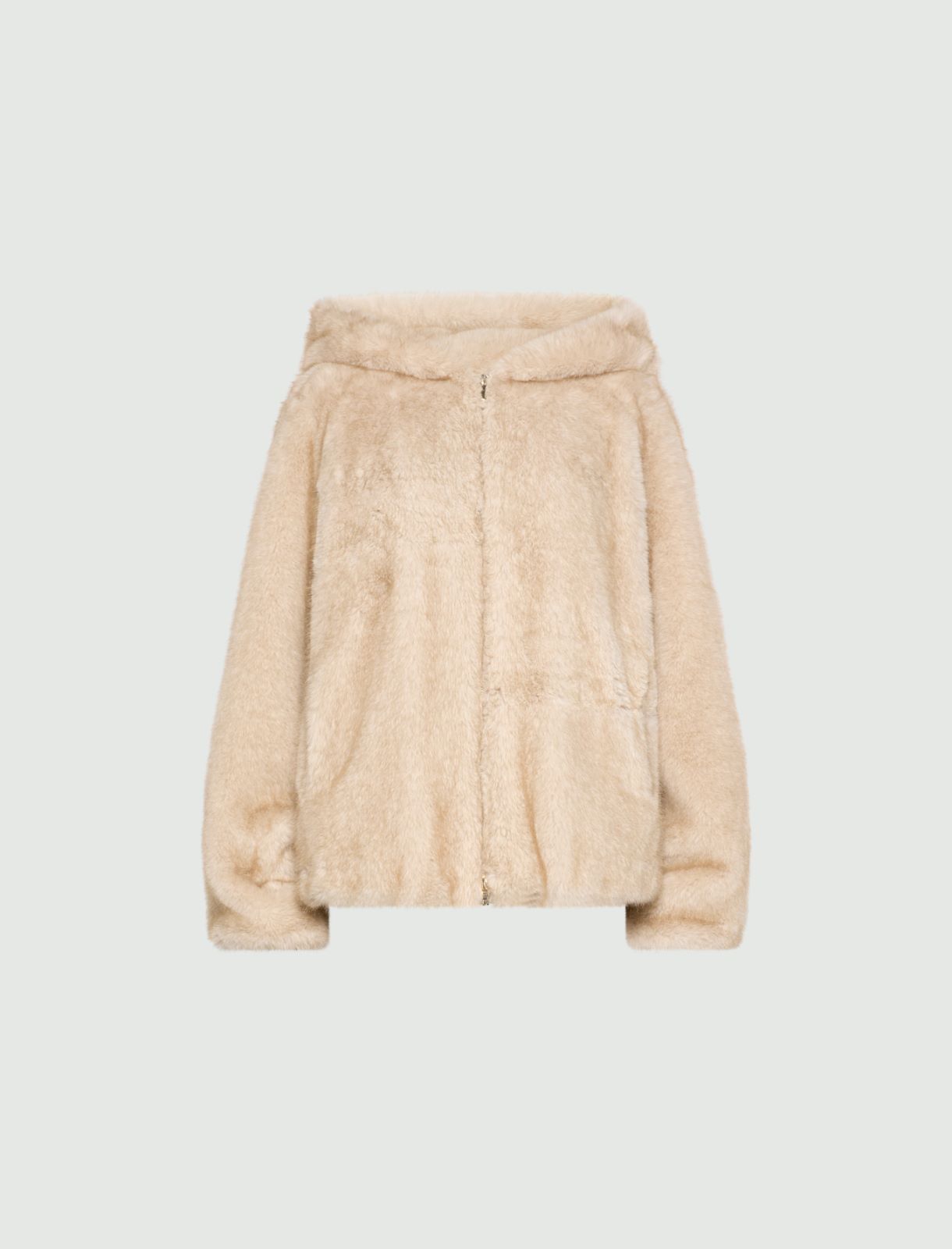 Hooded jacket - BEIGE - Marella