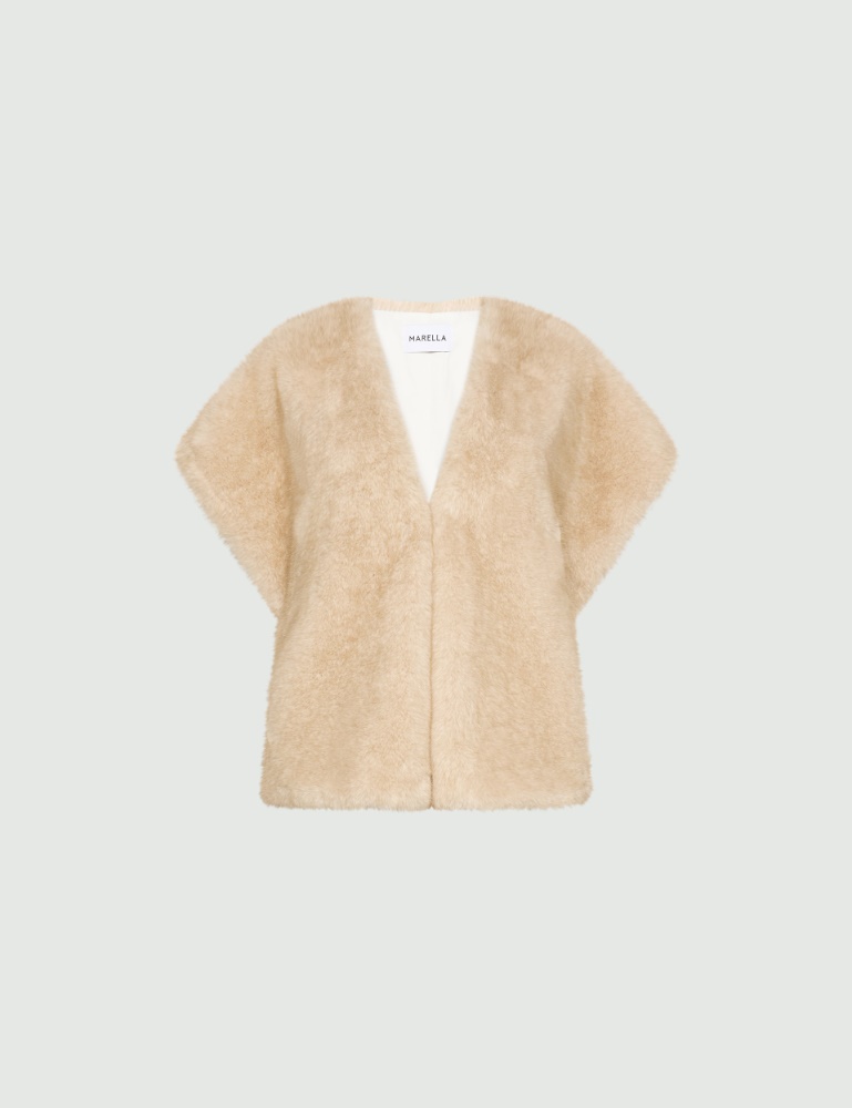 Furry fabric gilet - Marella