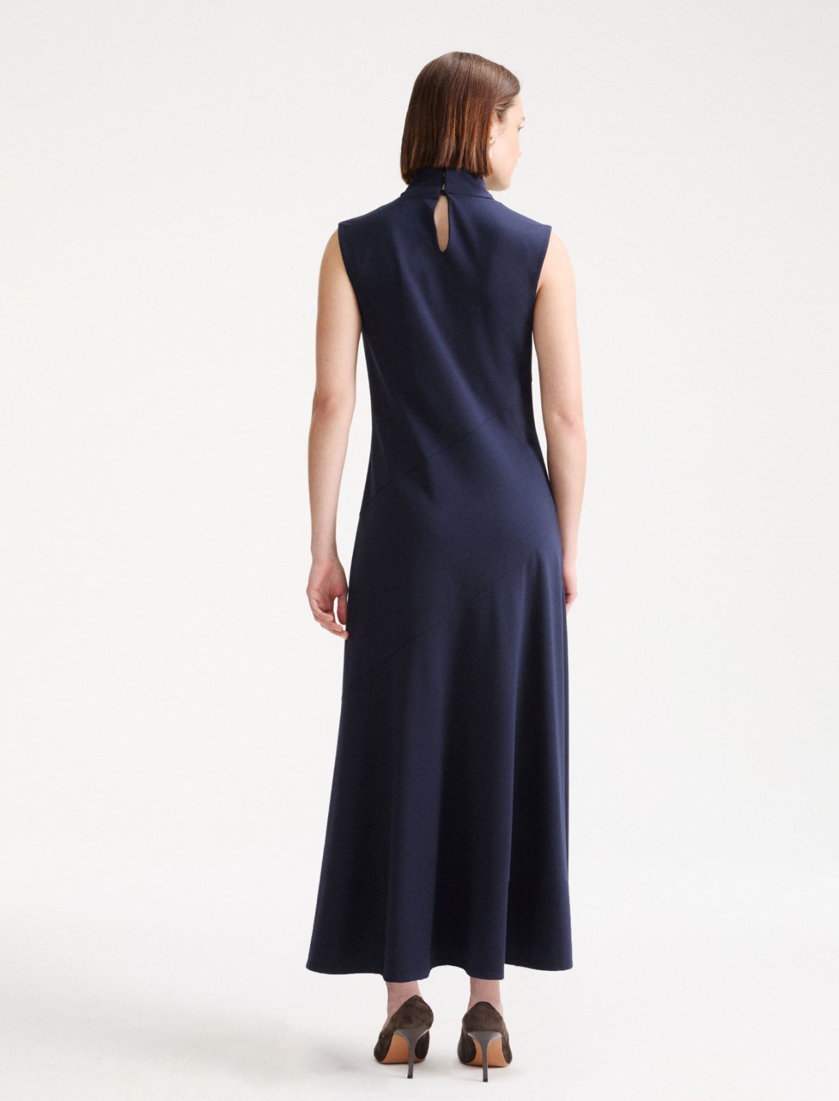 Jersey midi dress - Midnightblue - Marella - 3