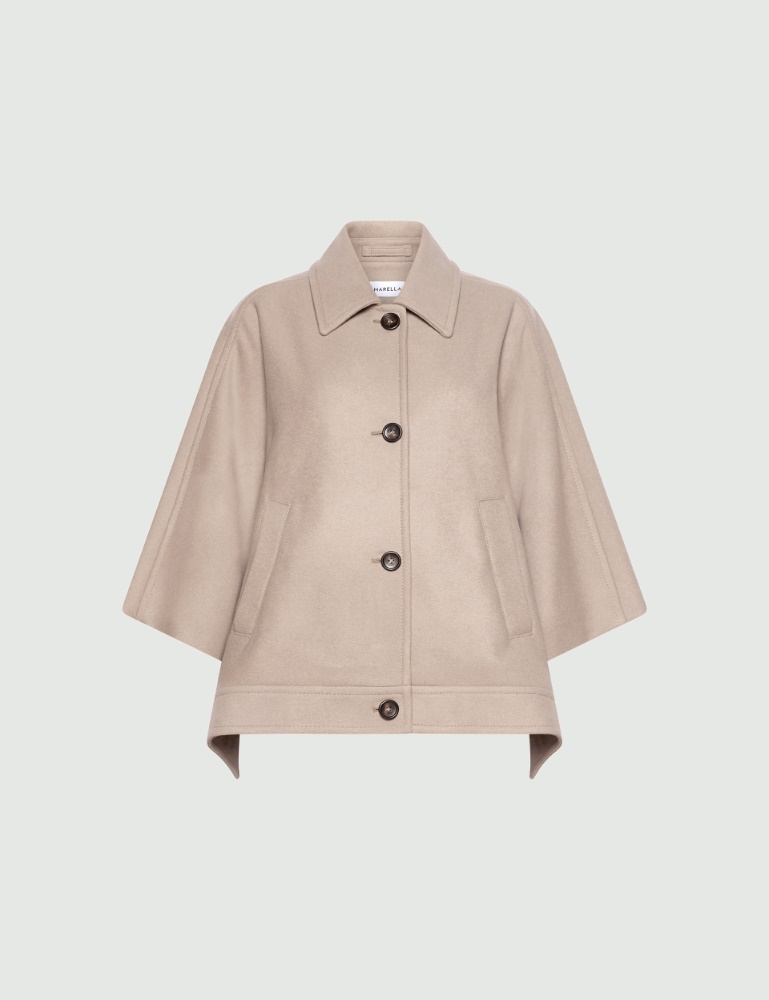 Tech wool cape - Marella