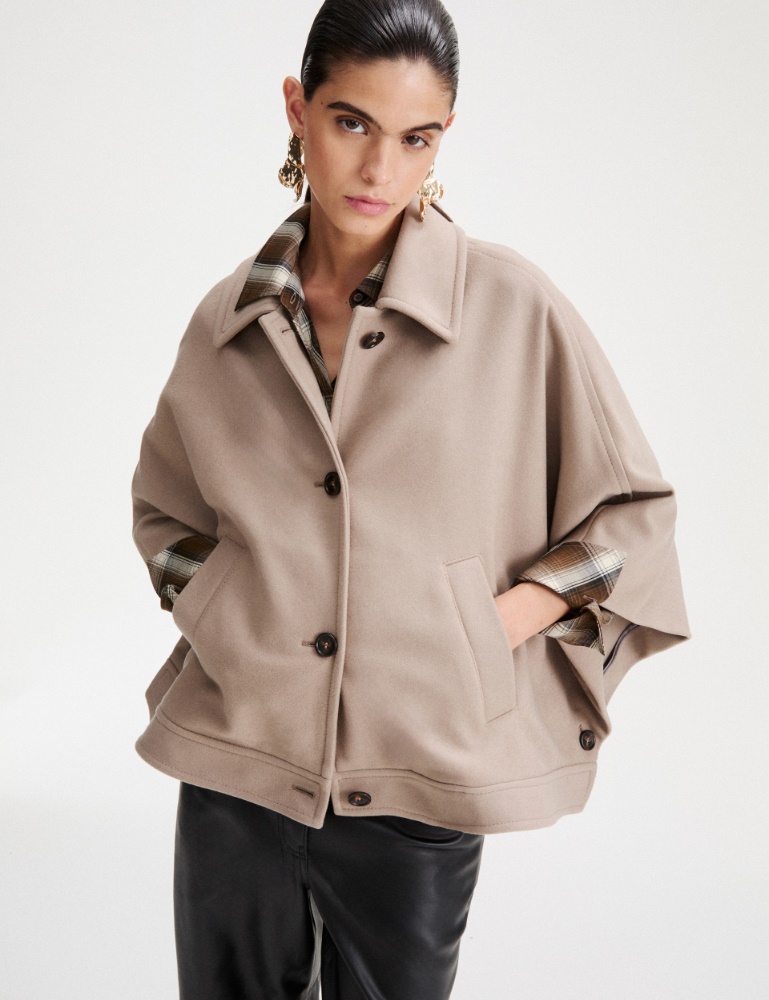 Tech wool cape - Marella