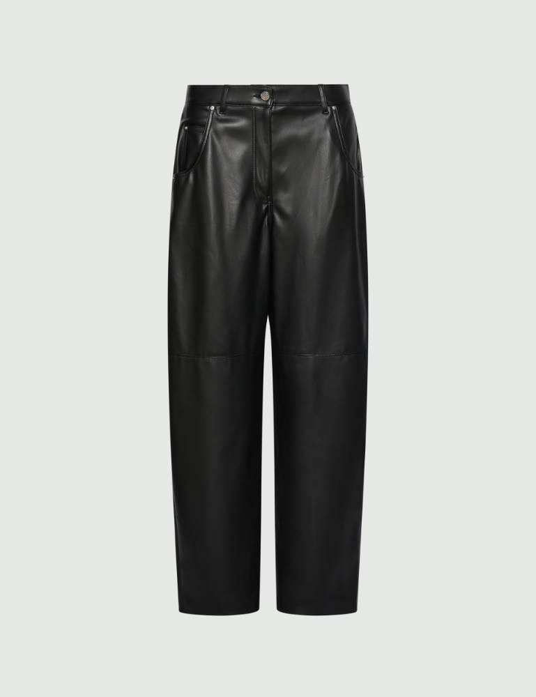 Pantaloni 5 tasche in jersey spalmato - Marella
