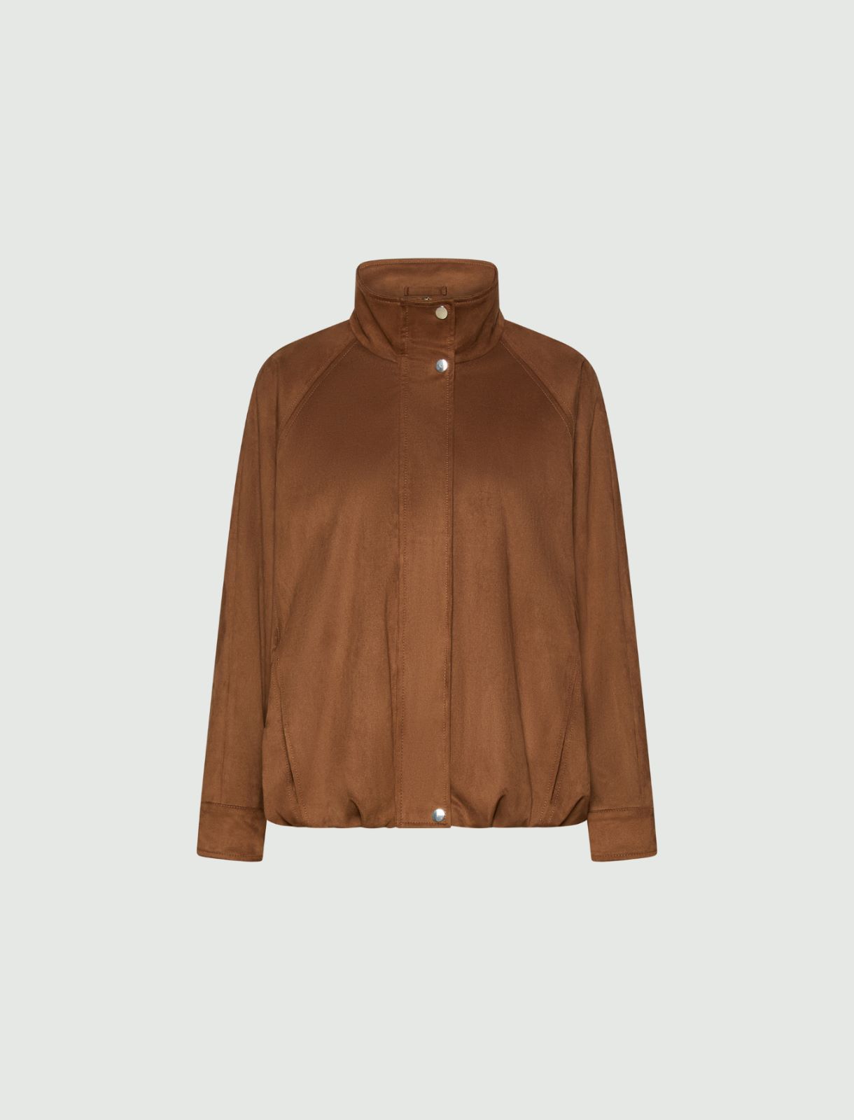 Blouson à col montant - Tabac - Marella