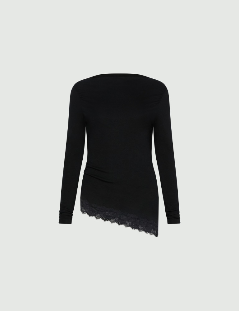 T-shirt asimmetrica in jersey - Marella